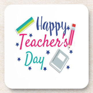 Happy teacher's day    coaster