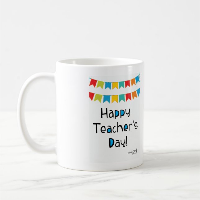 Happy Teacher's Day Coffee Mug (Left)