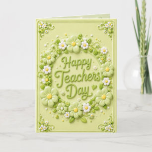 Happy Teachers Day Greeting Card