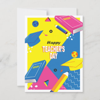 Happy Teacher's Day Postcard