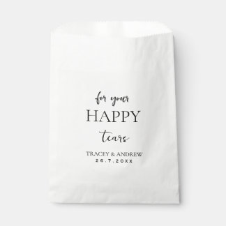Happy Tears Wedding Tissues Packets – Thoughtful Favour Bags