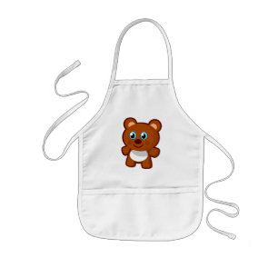 HAPPY TEDDY BEAR KIDS APRON