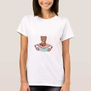Happy Teddy Bear Picnic Illustration T-Shirt