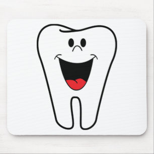 Happy teeth customisable for your Dental practice Mouse Mat