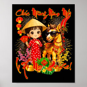 Happy Tet Chuc Mung Nam Moi 2026 Li Xi Me Please K Poster