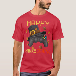 Happy Thanksgaming Funny Video Game Controller Tha T-Shirt