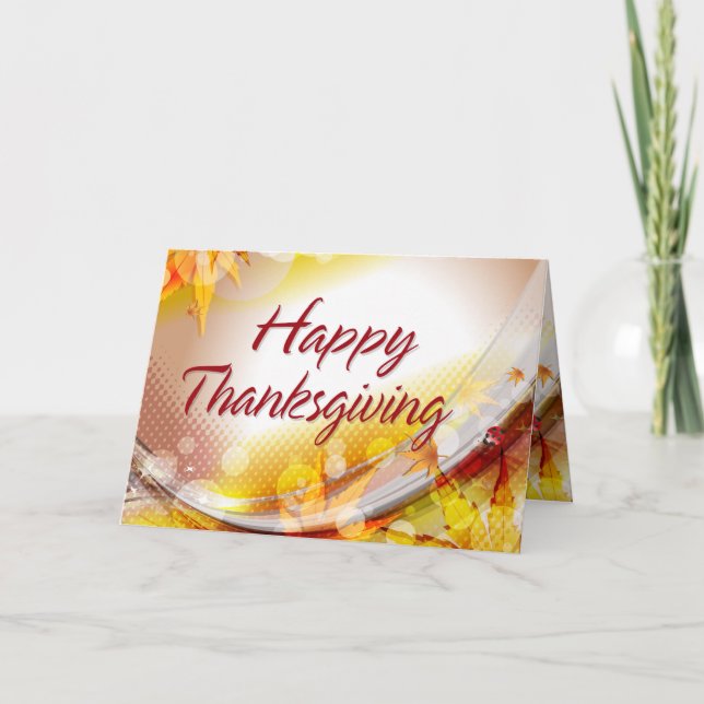Happy Thanksgiving 11 Card (Front)