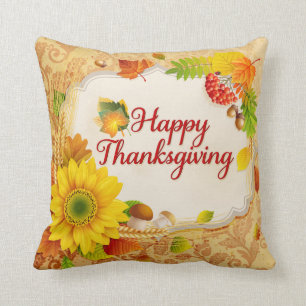 Happy Thanksgiving 13 Pillow