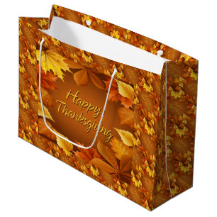 Happy Thanksgiving 1 Large Gift Bag