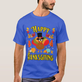 Happy Thanksgiving 2022 Funny Turkey Day Autumn Fa T-Shirt