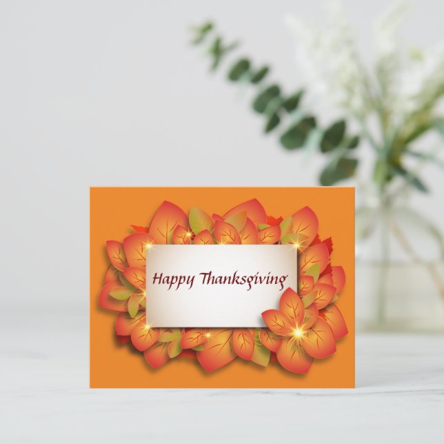 Happy Thanksgiving 2023 Postcard (Standing Front)