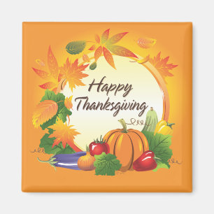 Happy Thanksgiving 5 Magnet