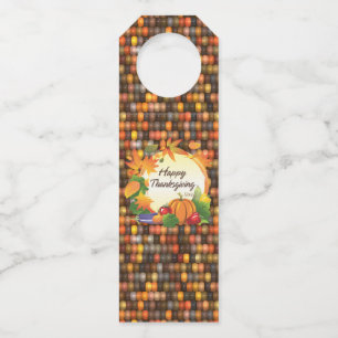 Happy Thanksgiving 5A-13A Options Bottle Tag