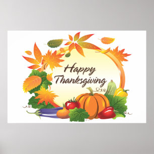 Happy Thanksgiving 5B Poster