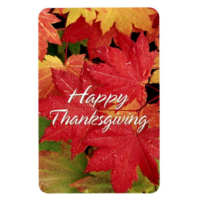 Happy Thanksgiving 8 Premium Magnet (Vertical)