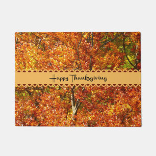 Happy Thanksgiving, Autumn Colours, Doormat