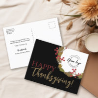 Happy Thanksgiving Autumn Wreath business logo