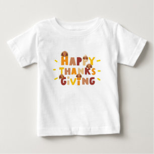 Happy Thanksgiving Baby Outfit T-Shirt