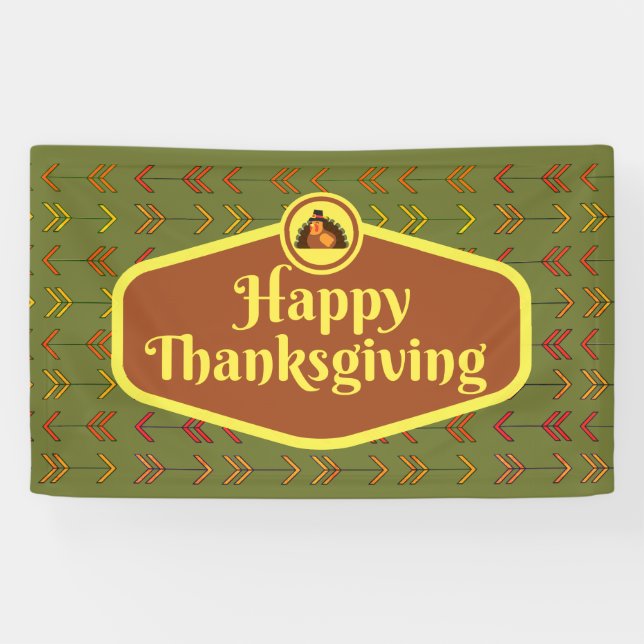 Happy Thanksgiving Banner (Horizontal)