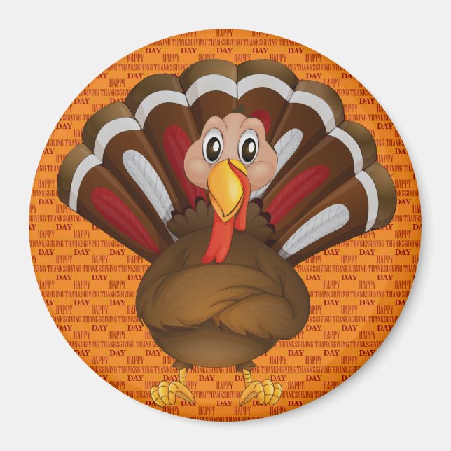 Happy Thanksgiving Best Magnet (Front)