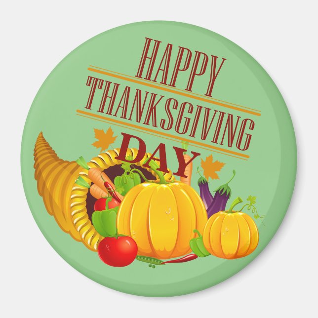 Happy Thanksgiving Best magnet (Front)