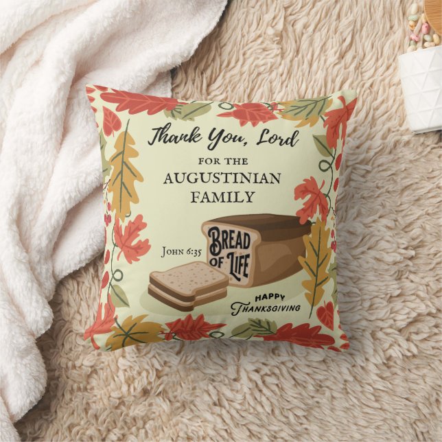 Happy Thanksgiving BREAD OF LIFE Cushion (Blanket)