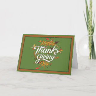 Happy Thanksgiving Card
