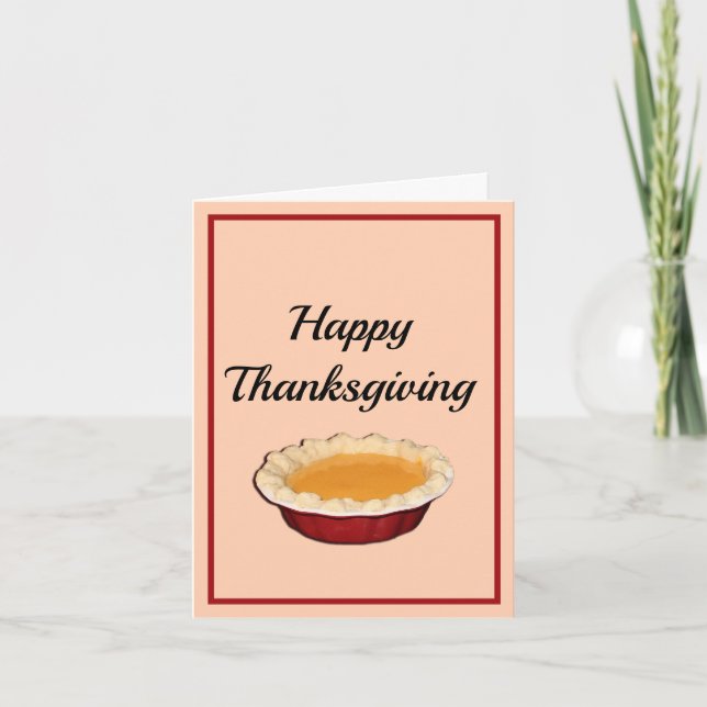 Happy Thanksgiving Card (Front)