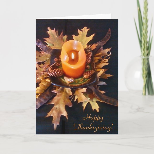 "Happy Thanksgiving!" card (Front)