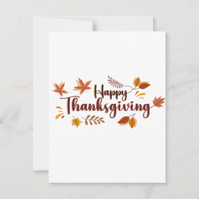 HAPPY THANKSGIVING CARD (Front)