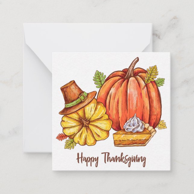 Happy Thanksgiving Card (Front)
