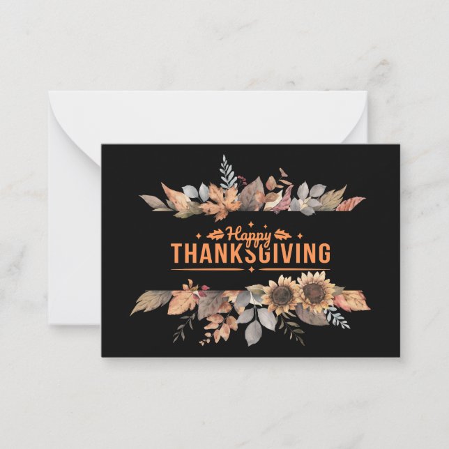 Happy Thanksgiving  Card (Front)