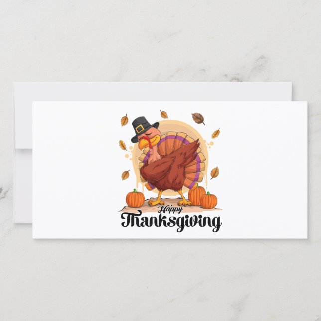 Happy Thanksgiving  Card (Front)