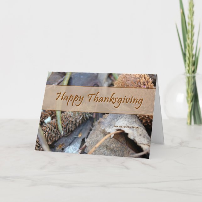 Happy Thanksgiving Card (Front)