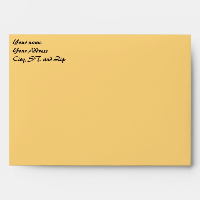 Happy Thanksgiving Card Envelopes (Front)