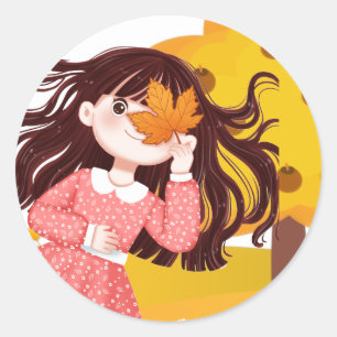 Happy Thanksgiving       Classic Round Sticker