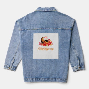 HAPPY THANKSGIVING Classic T-Shirt.png Denim Jacket