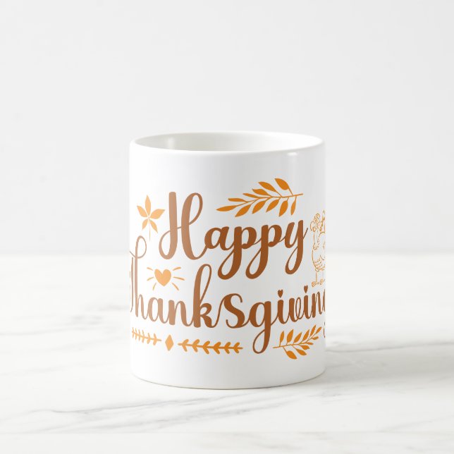 Happy Thanksgiving Coffee Mug (Center)