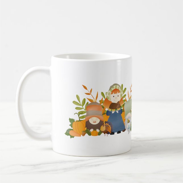 Happy Thanksgiving  Coffee Mug (Left)
