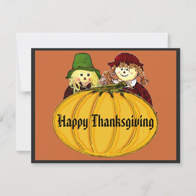 Happy Thanksgiving Come To The Party Invitation (Front)