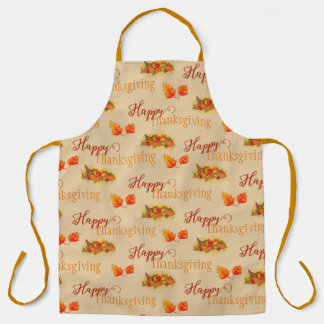 Happy Thanksgiving Cornucopia  Apron