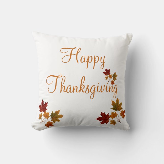 Happy Thanksgiving  Cushion (Front)