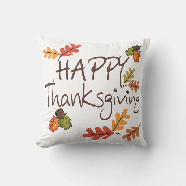 Happy Thanksgiving Cushion (Front)