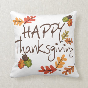 Happy Thanksgiving Cushion