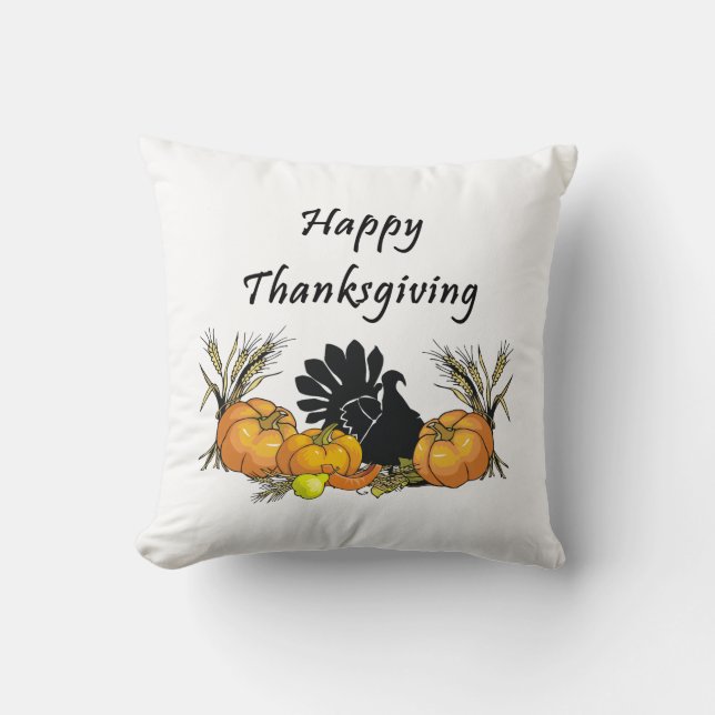 Happy Thanksgiving Cushion (Front)