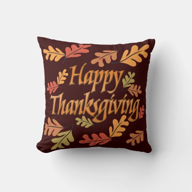 Happy Thanksgiving Cushion (Front)