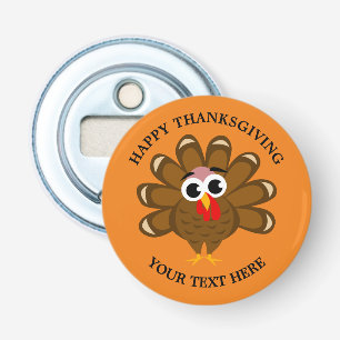 Happy Thanksgiving custom magnetic bottle opener