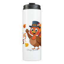 Happy Thanksgiving Cute Turkey