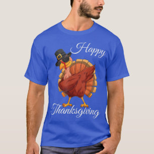 Happy Thanksgiving Dabbing Turkey T-Shirt
