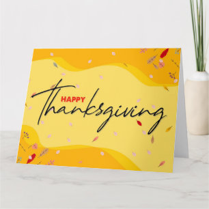 Happy Thanksgiving Day Card